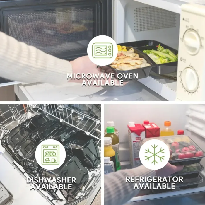 Microwave Freezer Dishwasher Safe Disposable To go Box