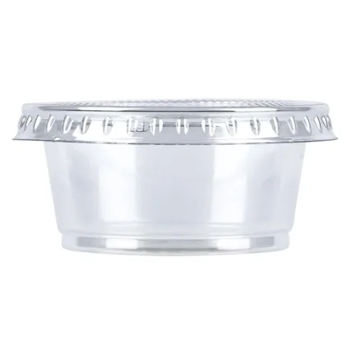 Mini Plastic To-Go Cups and Lids