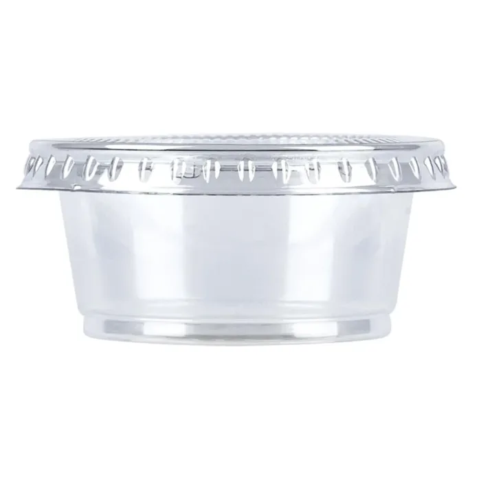 Mini Plastic To-Go Cups and Lids