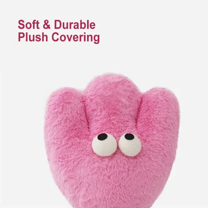 Soft and durable plush covering of tulip cat post