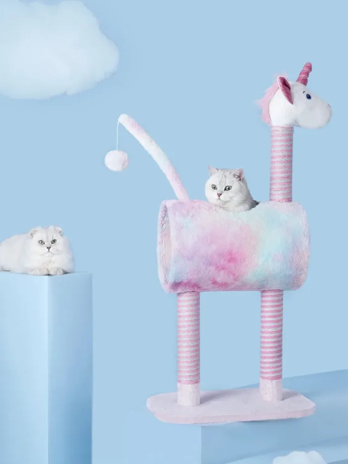 Unicorn Sisal Cat Tree